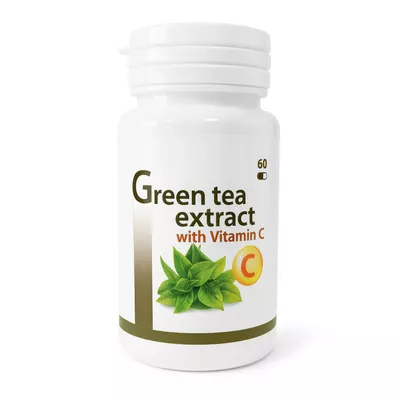 Green Tea Extract - Grüntee-Extrakt mit Vitamin C - Nahrungsergänzungsmittel