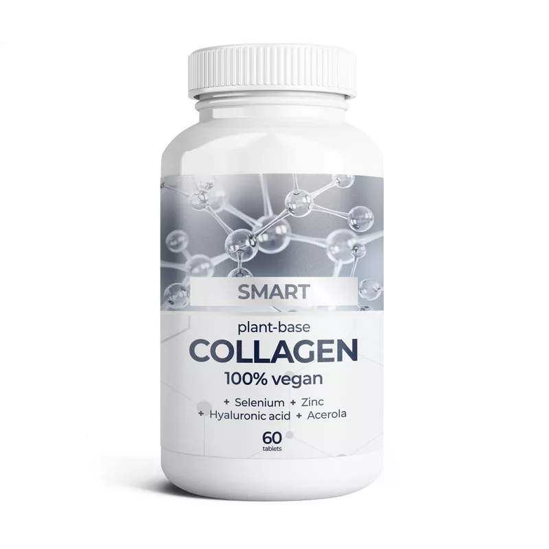 Smart Collagen - vegan - für Haut, Gelenke und Knochen (60 Kapseln)